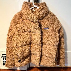 Like New Patagonia Women's Recycled High Pile Fleece / Fuzzy Down Jacket